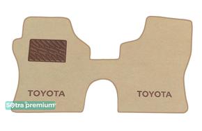 Двухслойные коврики Sotra Premium Beige для Toyota HiAce (XH20)(1 ряд) 2006-2012