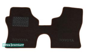 Двухслойные коврики Sotra Premium Chocolate для Toyota HiAce (XH20)(1 ряд) 2006-2012