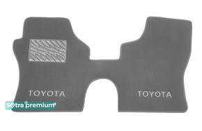 Двухслойные коврики Sotra Premium Grey для Toyota HiAce (XH20)(1 ряд) 2006-2012