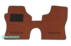 Двухслойные коврики Sotra Premium Terracot для Toyota HiAce (XH20)(1 ряд) 2006-2012