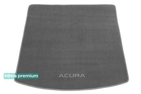 Двухслойные коврики Sotra Premium Grey для Acura MDX (mkIII)(сложенный 3 ряд)(багажник) 2014-2020 - Фото 1