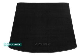 Двошарові килимки Sotra Classic 7mm Black для Acura MDX (mkIII)(складений 3 ряд)(багажник) 2014-2020