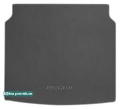 Двухслойные коврики Sotra Premium Grey для Peugeot 508 (mkII)(универсал)(багажник) 2018→