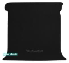 Двошарові килимки Sotra Classic 7mm Black для Volkswagen Sharan (mkI)(знятий 3 ряд)(багажник) 1995-2010