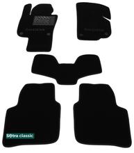 Двошарові килимки Sotra Classic 7mm Black для Skoda Superb (mkII)(B6)(з електро регулюванням сидінь) 2008-2015