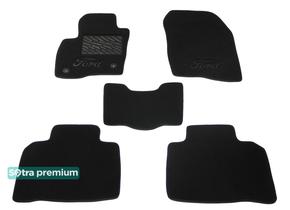 Двошарові килимки Sotra Premium Black для Ford Edge (mkII) 2014→ (USA) - Фото 1