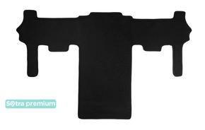Двухслойные коврики Sotra Premium Black для SsangYong Rodius (mkI)(4 ряда сидений)(3 ряд) 2004-2013