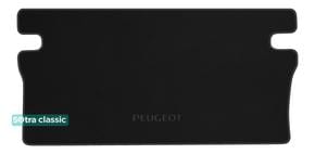 Двошарові килимки Sotra Classic 7mm Black для Peugeot Traveller (mkI)(L2)(3 ряд - 1+2)(багажник) 2016→