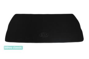 Двошарові килимки Sotra Classic 7mm Black для Kia Carnival (mkIII)(багажник) 2014-2021
