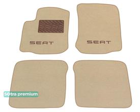 Двухслойные коврики Sotra Premium Beige для Seat Toledo (mkII) 1998-2005