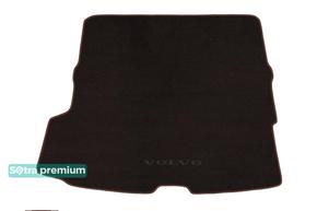 Двухслойные коврики Sotra Premium Chocolate для Volvo XC90 (mkII)(багажник) 2015-2022