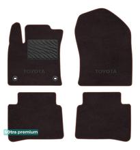 Двухслойные коврики Sotra Premium Chocolate для Toyota Prius (mkIV) 2015-2022