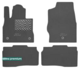 Двошарові килимки Sotra Premium Grey для Ford Explorer (mkVI)(3 клипсы)(1-2 ряд) 2020→ - Фото 1