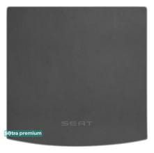 Двухслойные коврики Sotra Premium Grey для Seat Tarraco (mkI)(с двухуровневым полом)(верхний уровень)(багажник) 2018→