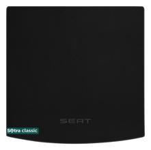 Двухслойные коврики Sotra Classic Black для Seat Tarraco (mkI)(с двухуровневым полом)(верхний уровень)(багажник) 2018→