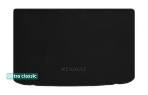 Двошарові килимки Sotra Classic 7mm Black для Renault Captur (mkII)(з дворівневою підлогою)(верхній рівень)(багажник) 2019→