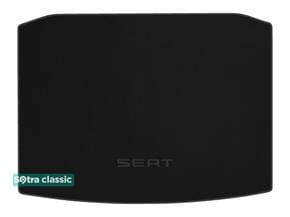 Двухслойные коврики Sotra Classic Black для Seat Ateca (mkI)(нижний)(багажник) 2016→