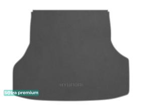 Двошарові килимки Sotra Premium Grey для Hyundai Genesis (mkII)(багажник) 2013-2016; Genesis G80 (mkI)(багажник) 2016-2020