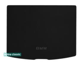 Двухслойные коврики Sotra Classic Black для BMW 2-series (U06)(Active Tourer)(2 ряд двигается)(багажник) 2021→