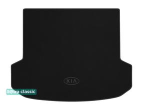 Двухслойные коврики Sotra Classic Black для Kia Sorento (mkIV)(багажник) 2020→