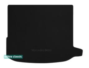 Двошарові килимки Sotra Classic 7mm Black для Mercedes-Benz GLC-Class (C253)(купе)(не гібрид)(багажник) 2015-2022