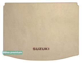Двошарові килимки Sotra Premium Beige для Suzuki SX4 (mkIII)(S-Cross)(багажник) 2021→