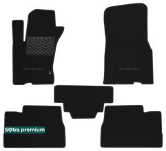 Двухслойные коврики Sotra Premium Black для Mercedes-Benz M-Class (W163) 1998-2005