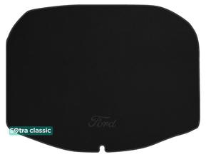 Двухслойные коврики Sotra Classic Black для Ford Explorer (mkV)(разложенный 3 ряд)(багажник) 2010-2019