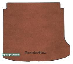 Двухслойные коврики Sotra Premium Terracot для Mercedes-Benz R-Class (W251)(с нишей справа)(багажник) 2005-2012