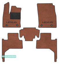 Двошарові килимки Sotra Premium Terracotta для Lexus LX (mkIV)(J300)(1-2 ряд) 2021→
