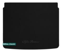 Двухслойные коврики Sotra Classic Black для Alfa Romeo Tonale (mkI)(не PHEV)(верхний уровень)(багажник) 2022→