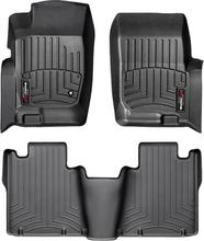 Коврики Weathertech Black для Ford Explorer (mkIII) 2000-2005; Mercury Mountaineer (mkII) 2002-2005 (2 ряд - 3 места или 2 места без консоли)(1-2 ряд)