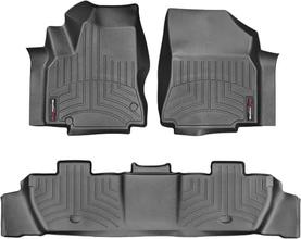 Коврики Weathertech Black для Citroen Berlingo (mkII) 2008-2018; Peugeot Partner (mkII) 2008-2018 (1-2 ряд)