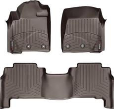 Коврики Weathertech Choco для Toyota Land Cruiser (J200) 2012-2021; Lexus LX (mkIII) 2012-2021 (4 крутящихся крепления)