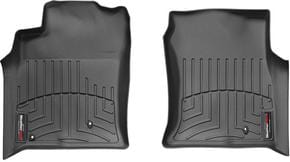 Коврики Weathertech Black для Lexus GX (mkI) 2002-2009; Toyota Land Cruiser Prado (J120) 2002-2009 (без развлекательной системой сзади)(1 ряд)