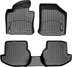 Коврики Weathertech Black для Volkswagen Eos (mkI) 2006-2008 (АКПП)(4 овальных крепления)