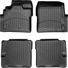 Коврики WeatherTech Black для Chrysler Pacifica (mkI) 2003-2008 (1-2 ряд)