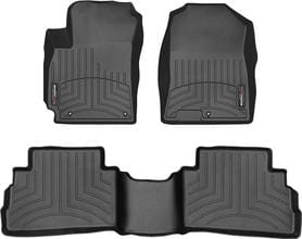 Коврики Weathertech Black для Hyundai Kona (mkI) 2017-2023 (EU)(не электро) - Фото 1