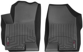 Коврики Weathertech Black для Kia Venga (mkI) 2009-2019 (1 ряд)