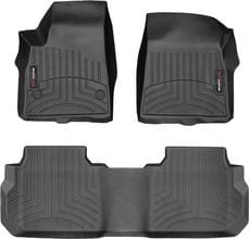 Коврики WeatherTech Black для Cadillac XT6 (mkI)(2 row bucket seats)(1-2 row) 2019→