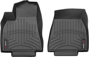 Коврики Weathertech Black для Tesla Model Y (mkI) 2020-2020 (ровное крепления сидений)(1 ряд)