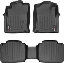 Коврики Weathertech Black для Toyota Tacoma (mkII) 2008-2011 (extended cab)(АКПП)(с органайзерами под 2 рядом)