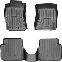 Килимки Weathertech Black для Subaru Forester (mkIII) 2008-2013 (без сабвуфера під водієм)