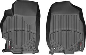 Коврики Weathertech Black для Mazda 6 (mkII) 2007-2012 (седан/хетчбек)(4 крепежных крючка)(1 ряд)