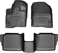 Коврики Weathertech Black для Ford Taurus (mkVI) 2009-2010 (2 крепежных крючка)