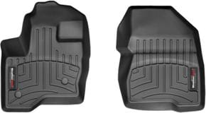 Килимки Weathertech Black для Ford Flex (mkI) 2008-2019; Lincoln MKT (mkI) 2009-2019 (2 круглих кріплення)(1 ряд)