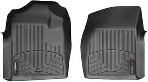 Килимки Weathertech Black для Chevrolet Silverado (mkII) 2007-2014 (Regular Cab)(без важеля 4x4)(1 ряд - 2 місця)