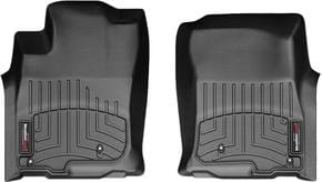 Коврики Weathertech Black для Lexus GX (mkII) 2009-2013; Toyota 4Runner (mkV) 2009-2013 (4 крепления)(1 ряд) - Фото 1