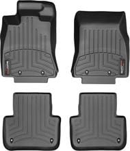 Коврики Weathertech Black для Jaguar XF (X250) 2013-2015 (задний привод)(8 крепежных крючка)