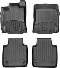 Коврики WeatherTech Black для Jaguar XJ (X351)(long) 2009-2019 (задний привод)(8 крепления)